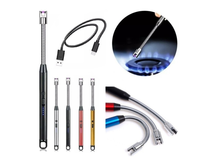 Encendedor Electrónico con Varilla Flexible Recargable
