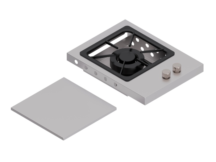 Tapa de Acero Inoxidable 304 para Grill